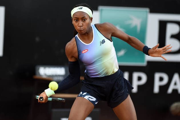 Tennis, WTA, Tennis Damen Rome Tennis Tournament Coco Gauff (Usa) during the WTA Rome Tennis Tournament in Rome, Italy, May 09th, 2022. Imago-Images Emmefoto Copyright: xImago-Images Emmefotox
