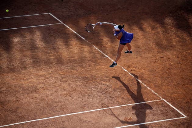 ROME, ITALY - 10.05.2022: E.RADUCANU (GBR) play game against B.ANDREESCU (CANADA) during their single women round match in the Internazionali BNL D Italia at Foro Italico in Rome, Italy on May 10, 2022.  Copyright: xMarcoxIacobuccix xipa-agency.netx xMarcoxIacobuccix 0