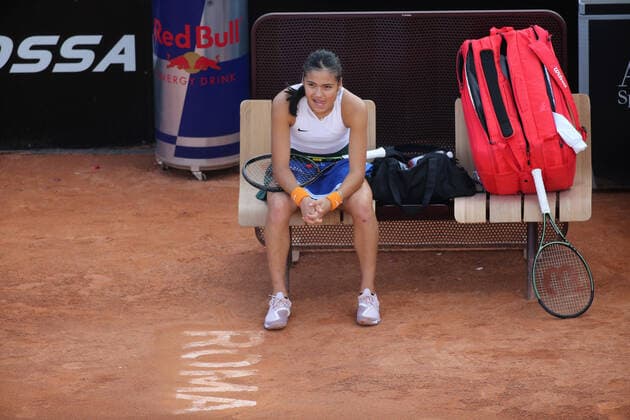 ROME, ITALY - 10.05.2022: E.RADUCANU (GBR) play game against B.ANDREESCU (CANADA) during their single women round match in the Internazionali BNL D Italia at Foro Italico in Rome, Italy on May 10, 2022.  Copyright: xMarcoxIacobuccix xipa-agency.netx xMarcoxIacobuccix 0