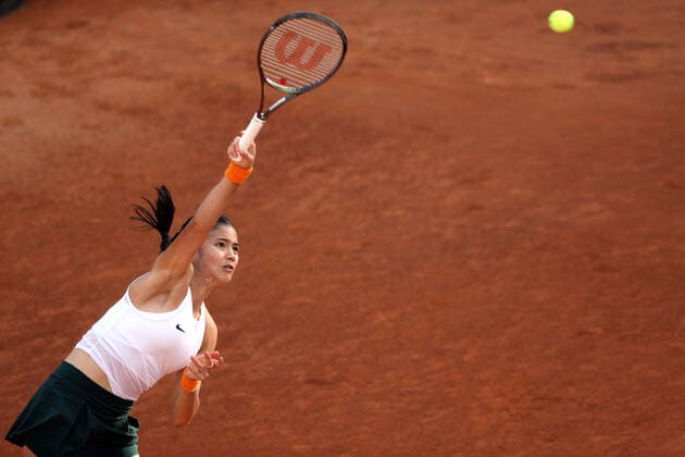ROME, ITALY - 10.05.2022: E.RADUCANU (GBR) play game against B.ANDREESCU (CANADA) during their single women round match in the Internazionali BNL D Italia at Foro Italico in Rome, Italy on May 10, 2022.  Copyright: xMarcoxIacobuccix xipa-agency.netx xMarcoxIacobuccix 0