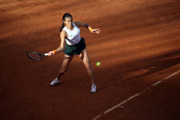 ROME, ITALY - 10.05.2022: E.RADUCANU (GBR) play game against B.ANDREESCU (CANADA) during their single women round match in the Internazionali BNL D Italia at Foro Italico in Rome, Italy on May 10, 2022.  Copyright: xMarcoxIacobuccix xipa-agency.netx xMarcoxIacobuccix 0