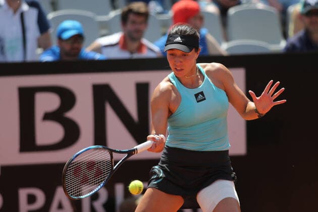 ROME, ITALY - 10.05.2022: Liudmila SAMSONOVA (Russian) play game against Jessica PEGULA (USA) during their single women round match in the Internazionali BNL D Italia at Foro Italico in Rome, Italy on May 10, 2022.  Copyright: xMarcoxIacobuccix xipa-agency.netx xMarcoxIacobuccix 0