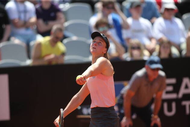 ROME, ITALY - 10.05.2022: Liudmila SAMSONOVA (Russian) play game against Jessica PEGULA (USA) during their single women round match in the Internazionali BNL D Italia at Foro Italico in Rome, Italy on May 10, 2022.  Copyright: xMarcoxIacobuccix xipa-agency.netx xMarcoxIacobuccix 0
