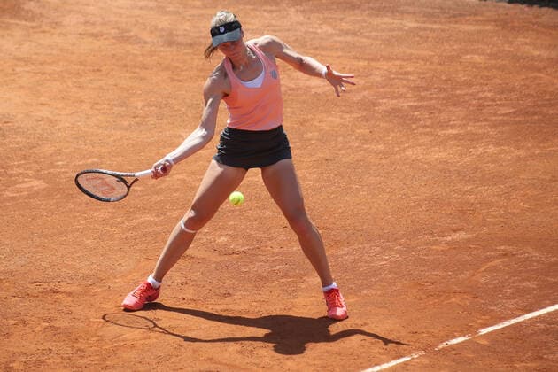 ROME, ITALY - 10.05.2022: Liudmila SAMSONOVA (Russian) play game against Jessica PEGULA (USA) during their single women round match in the Internazionali BNL D Italia at Foro Italico in Rome, Italy on May 10, 2022.  Copyright: xMarcoxIacobuccix xipa-agency.netx xMarcoxIacobuccix 0
