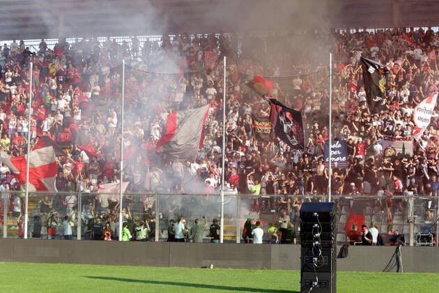 Photo Raffaele Rastelli LaPresse 11 May, 2022 Cremona, Italy soccer Cremonese - Italian Football Championship League BKT 2021 2022 - Zini stadium. In the pic: Cremonese players celebrate promotion to League A  Copyright: xRaffaelexRastelli LaPressex
