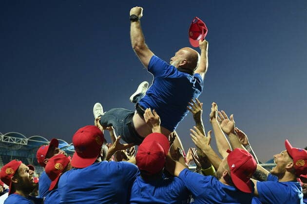 Coach of Viktoria Plzen Michal Bilek is sure of winning Czech top football league after defeating Hradec Kralove still before last round in Mlada Boleslav, Czech Republic, May 11, 2022. (CTKxPhoto RadekxPetrasek) CTKPhotoP2022051109912 