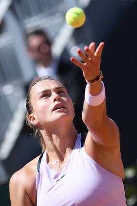 Tennis, ATP, Tennis Herren Rome Tennis Tournament Aryna Sabalenka (Belarus) during the ATP Rome Tennis Tournament in Rome, Italy, May 12th, 2022. Imago-Images Emmefoto Copyright: xImago-Images Emmefotox