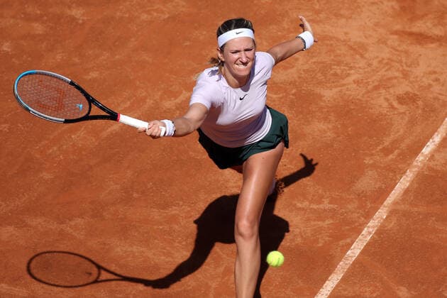 ROME, ITALY - 12.05.2022: I.SWIATEK (POLAND) play game against V.AZARENKA during their single Women round match in the Internazionali BNL D Italia at Foro Italico in Rome, Italy on May 12, 2022.  Copyright: xMarcoxIacobuccix xipa-agency.netx xMarcoxIacobuccix 0