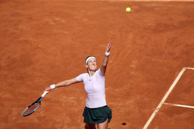 ROME, ITALY - 12.05.2022: I.SWIATEK (POLAND) play game against V.AZARENKA during their single Women round match in the Internazionali BNL D Italia at Foro Italico in Rome, Italy on May 12, 2022.  Copyright: xMarcoxIacobuccix xipa-agency.netx xMarcoxIacobuccix 0