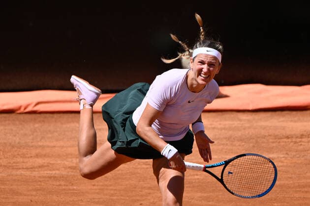 Mandatory Credit: Photo by Fabrizio Corradetti LiveMedia Shutterstock (12937062ah) Victoria Azarenka (BLR) Tennis Internationals Internazionali BNL d Italia, Foro Italico, Rome, Italy - 12 May 2022 Tennis Internationals Internazionali BNL d Italia, Foro Italico, Rome, Italy - 12 May 2022  Copyright: xFabrizioxCorradetti LiveMedia Shutterstockx 12937062ah