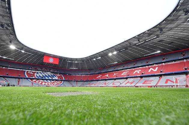 Soccer 1 Bundesliga 33 Matchday FC Bayern München VfB Stuttgart on 08 05 2022 at Allianz Arena in Munich interior view interior panorama interior stadium DFL regulations prohibit any use of photographs as image sequences and or quasi video xHDx