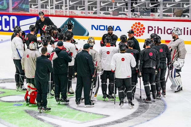 Ice hockey, World Cup, Canada National Team Training in Helsinki