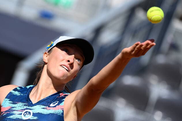Internazionali BNL D Italia 2022 Iga Swiatek (POL) during the quarter finals against Bianca Andreescu (CAN) of the WTA, Tennis Damen Master 1000 Internazionali BNL D Italia tournament at Foro Italico on May 13, 2022 Rome Italy  Copyright: xFabrizioxCorradettix originalFilename:livemedia-internaz220513_npzPE.jpg