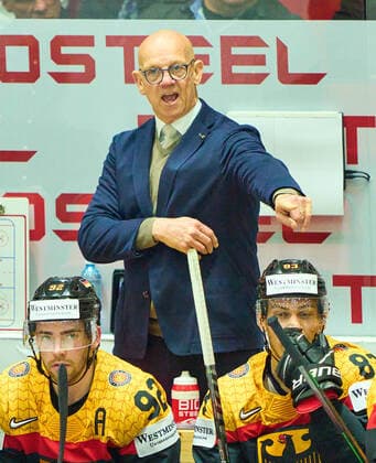 Tom Rowe (65, Cheftrainer Nürnberg Icetigers), assistent coach of Germany, in the match GERMANY - CANADA 3-5 IIHF Ice hockey, Eishockey World Championship, WM, Weltmeisterschaft Group B in Helsinki, Finland, May 13, 2022, Season 2021 2022