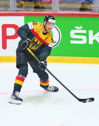 Marcel Noebels Nr. 92 of Germany in the match GERMANY - CANADA 3-5 IIHF Ice hockey, Eishockey World Championship, WM, Weltmeisterschaft Group B in Helsinki, Finland, May 13, 2022, Season 2021 2022