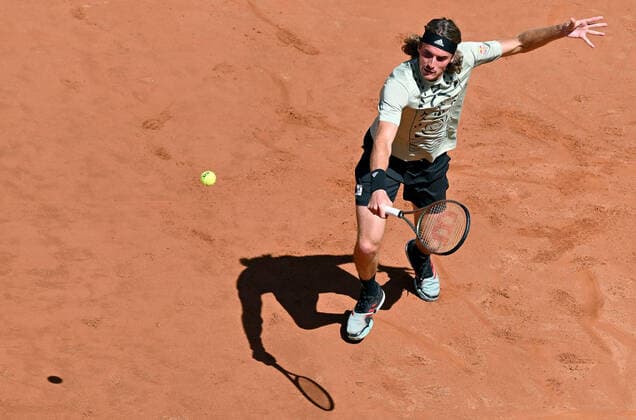 Tennis, ATP Tournament in Rome, Semifinals, Zverev - Tsitsipas