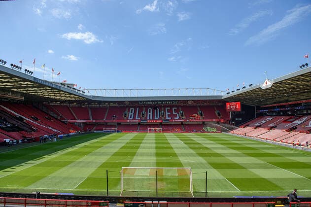 Sheffield United v Nottingham Forest - Sky Bet Championship Play-Off Semi Final 1st Leg General view of Bramall Lane, home to Sheffield United ahead of the Sky Bet Championship Play-Off Semi-Final 1st leg between Sheffield United and Nottingham Forest at Bramall Lane, Sheffield on Saturday 14th May 2022. Sheffield South Yorkshire United Kingdom  Copyright: xMIxNewsx originalFilename:fletcher-sheffiel220514_npfuZ.jpg