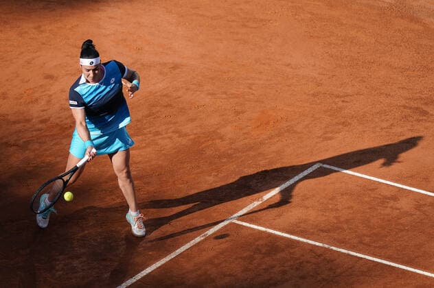 Ons Jabeur in action during the Internazionali BNL D Italia 2022 semi-final match between Ons Jabeur and Daria Kasatkina - Day Seven on May 14, 2022 at Foro Italico in Rome, Italy. Copyright: xGiuseppexMaffiax 31980339