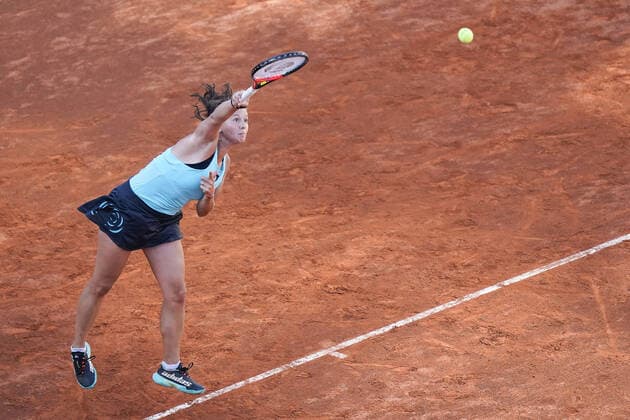 Daria Kasatkina in action during the Internazionali BNL D Italia 2022 semi-final match between Ons Jabeur and Daria Kasatkina - Day Seven on May 14, 2022 at Foro Italico in Rome, Italy. Photo by Giuseppe Maffia. Rome Foro Italico Rome Italy Copyright: xGiuseppexMaffiax SP24-325-347