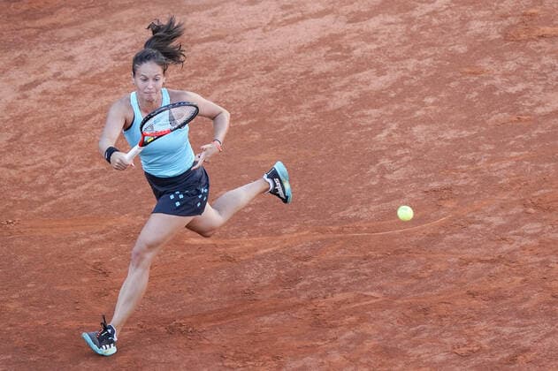 Daria Kasatkina in action during the Internazionali BNL D Italia 2022 semi-final match between Ons Jabeur and Daria Kasatkina - Day Seven on May 14, 2022 at Foro Italico in Rome, Italy. Photo by Giuseppe Maffia. Rome Foro Italico Rome Italy Copyright: xGiuseppexMaffiax SP24-325-342