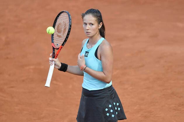 Daria Kasatkina of Russia looks dejected during her semifinal match against Ons Jabeur of Tunisia at the Internazionali BNL D Italia tennis tournament at Foro Italico in Rome, Italy on May 14th, 2022. Photo Antonietta Baldassarre Insidefoto antoniettaxbaldassarre