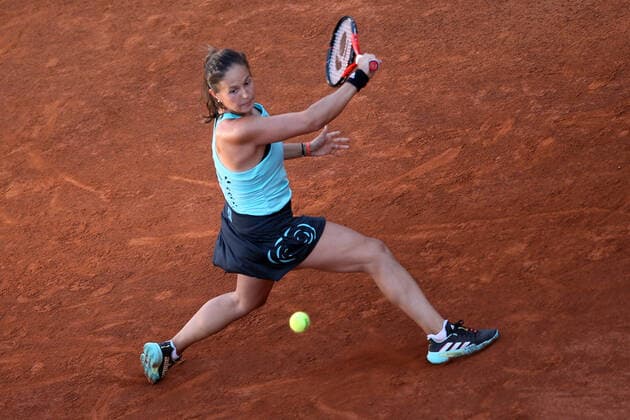 ROME, ITALY - 14.05.2022: ONS JABEUR (TUN) play game against D.KASATKINA during their single women semifinal match in the Internazionali BNL D Italia at Foro Italico in Rome, Italy on May 13, 2022.  Copyright: xMarcoxIacobuccix xipa-agency.netx xMarcoxIacobuccix 0