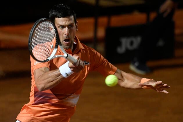 Tennis, ATP Tournament in Rome, Semifinals, Djokovic - Ruud