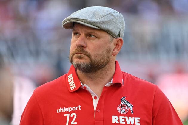 Steffen BAUMGART coach 1 FC Koeln , single image,cropped single image,portrait,portrait football 1 Bundesliga season 2021 2022, 34 matchday, matchday34 VFB Stuttgart 1 FC Koeln 2 1, on 14 05 2022 , Mercedes Benz Arena Stuttgart