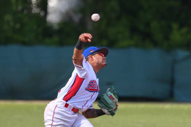 Baseballl I Men I Season 2021 22 I 1 Bundesliga Nord I 11 Matchday I Hamburg Stealers Bonn Capitals I 14 05 2022 Rickert Koch 11, Hamburg Stealers Hamburg Baseballanlage Langenhorst Hamburg Germany Copyright: xLobeca RalfxHomburgx