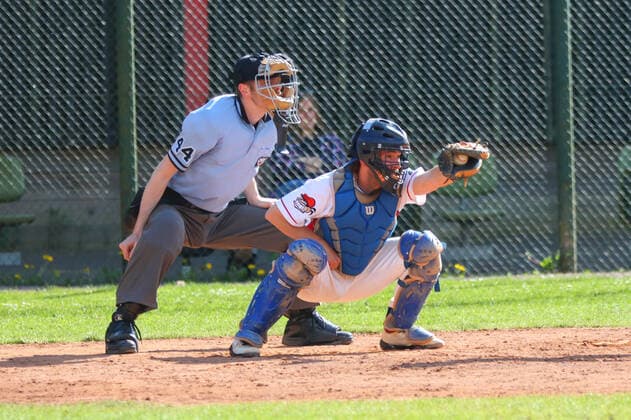 Baseballl I Men I Season 2021 22 I 1 Bundesliga Nord I 11 Matchday I Hamburg Stealers Bonn Capitals I 14 05 2022 Sebastian Koch 55, Hamburg Stealers Hamburg Baseballanlage Langenhorst Hamburg Germany Copyright: xLobeca RalfxHomburgx