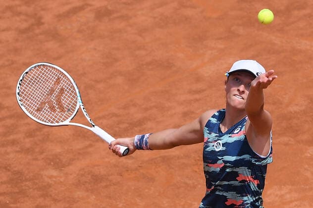 Iga Swiatek in action during the Internazionali BNL D Italia Women Final match between Iga Swiatek and Ons Jabeur on 15 May 2022 at Foro Italico, Rome. Copyright: xGiuseppexMaffiax 31980366
