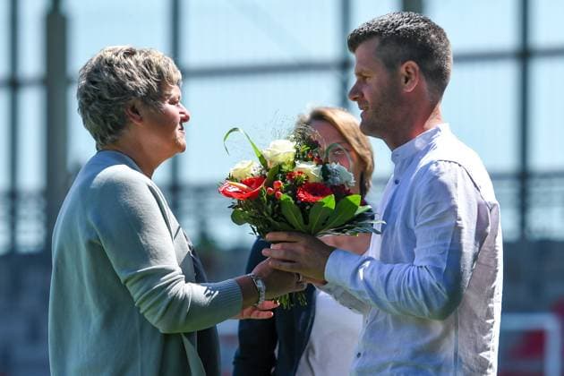 v li Manager Karin Danner FC Bayern Munich, FCB says goodbye to coach Jens Scheuer Coach, Headcoach, FC Bayern Munich, FCB , 15 05 2022, Munich Germany , Football, Flyeralarm Frauen Bundesliga, FC Bayern Munich 1 FFC Turbine Potsdam, DFB DFL REGULATIONS PROHIBIT ANY USE OF PHOTOGRAPHS AS IMAGE SEQUENCES AND OR QUASI VIDEO xslx