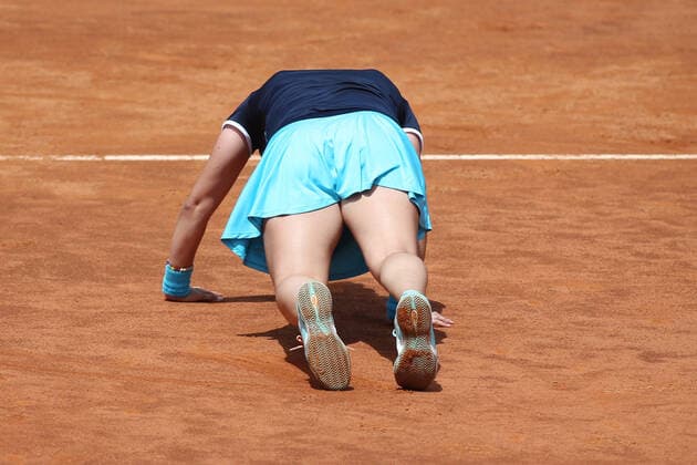 ROME, ITALY - 15.05.2022: I. SWIATEK (POL) wins the trophy in the final against O.Jabeur (TUN) at end of the single women final match in the Internazionali BNL D Italia at Foro Italico in Rome, Italy on May 15, 2022.  Copyright: xMarcoxIacobuccix xipa-agency.netx xMarcoxIacobuccix 0