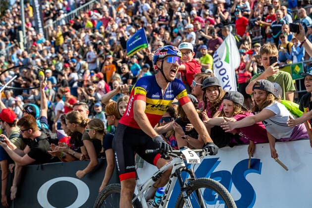 2022 Mercedes-Benz UCI Mountain Bike World Cup Tom Pidcock wins the third round of MTB World Cup celebrated in NovÃ MÄ›sto Na MoravÄ› (Czech Republic), on May 15, 2022. NovÃ MÄ›sto na MoravÄ› Czech Republic  Copyright: xJavierxMartinezxdexlaxPuentex originalFilename:martinezdelapuente-novmston220515_npBJU.jpg