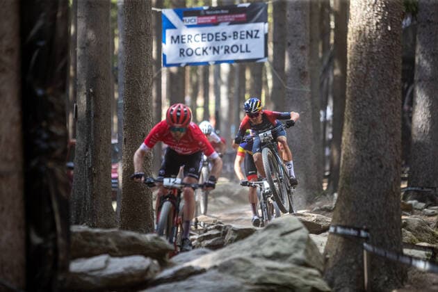 2022 Mercedes-Benz UCI Mountain Bike World Cup Tom Pidcock wins the third round of MTB World Cup celebrated in NovÃ MÄ›sto Na MoravÄ› (Czech Republic), on May 15, 2022. NovÃ MÄ›sto na MoravÄ› Czech Republic  Copyright: xJavierxMartinezxdexlaxPuentex originalFilename:martinezdelapuente-novmston220515_npOiB.jpg