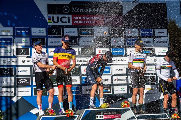 2022 Mercedes-Benz UCI Mountain Bike World Cup Tom Pidcock wins the third round of MTB World Cup celebrated in NovÃ MÄ›sto Na MoravÄ› (Czech Republic), on May 15, 2022. NovÃ MÄ›sto na MoravÄ› Czech Republic  Copyright: xJavierxMartinezxdexlaxPuentex originalFilename:martinezdelapuente-novmston220515_npYQ8.jpg