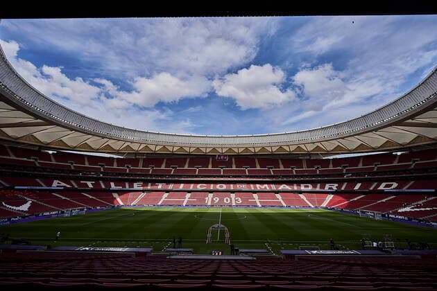 Spain, Madrid, 15 05 2022, Estadio Wanda Metropolitano, Atletico Madrid v Sevilla CF LaLiga Santander Matchday 37, General view of the Wanda Metropolitano Stadium in Madrid General view of the Wanda Metropolitano Stadium in Madrid Photo EU Images Madrid Estadio Wanda Metropolitano Spain  eu-images-071