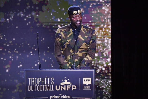 Fußball, Trophees UNFP Verleihung in Paris Djibril CISSE during the Trophies UNFP ceremony at Pavillon Gabriel on May 15, 2022 in Paris, France. FOOTBALL : Trophees UNFP - Soiree - Paris - 15 05 2022 Pool FEP Panoramic 