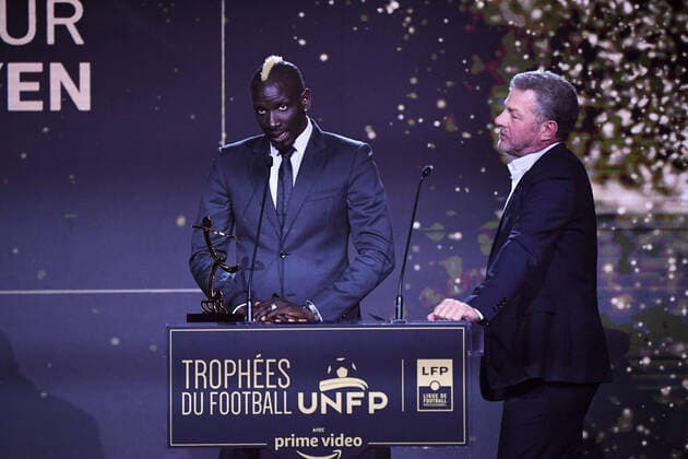 03 Mamadou SAKHO (mhsc) during the Trophies UNFP ceremony at Pavillon Gabriel on May 15, 2022 in Paris, France. FOOTBALL : Trophees UNFP - Soiree - Paris - 15 05 2022 Pool FEP Panoramic 