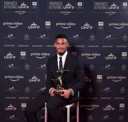 02 William SALIBA (om) during the Trophies UNFP ceremony at Pavillon Gabriel on May 15, 2022 in Paris, France. FOOTBALL : Trophees UNFP - Soiree - Paris - 15 05 2022 Pool FEP Panoramic 