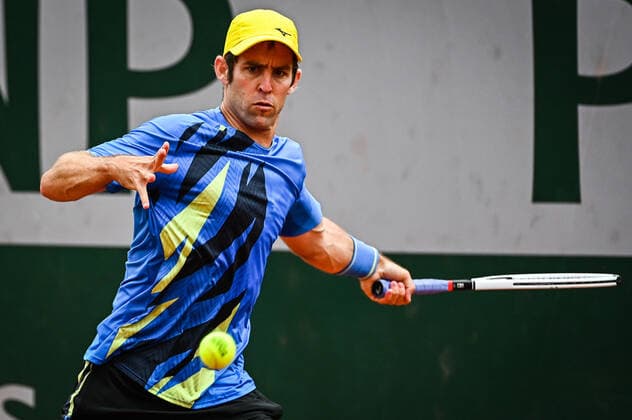 May 16, 2022, Paris, France, France: Bradley KLAHN of United States during the Qualifying Day one of Roland-Garros 2022, French Open 2022, Grand Slam tennis tournament at the Roland-Garros stadium on May 16, 2022 in Paris, France. Paris France - ZUMAm308 20220516_zsp_m308_003 Copyright: xMatthieuxMirvillex