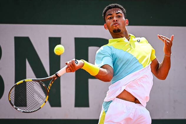 May 16, 2022, Paris, France, France: Arthur FILS of France during the Qualifying Day one of Roland-Garros 2022, French Open 2022, Grand Slam tennis tournament at the Roland-Garros stadium on May 16, 2022 in Paris, France. Paris France - ZUMAm308 20220516_zsp_m308_024 Copyright: xMatthieuxMirvillex