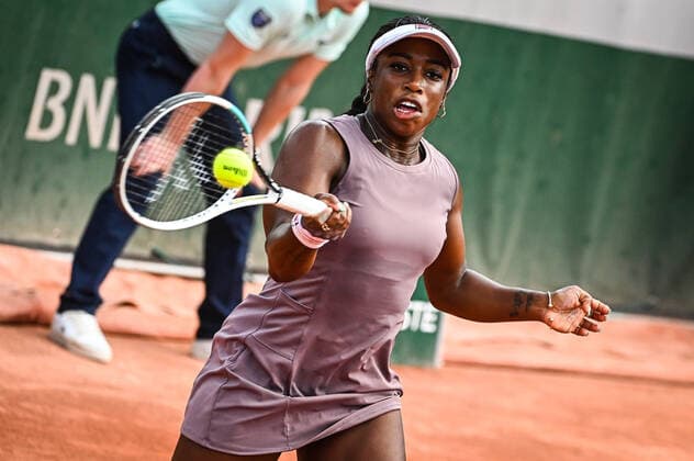 May 16, 2022, Paris, France, France: Sachia VICKERY of United States during the Qualifying Day one of Roland-Garros 2022, French Open 2022, Grand Slam tennis tournament at the Roland-Garros stadium on May 16, 2022 in Paris, France. Paris France - ZUMAm308 20220516_zsp_m308_030 Copyright: xMatthieuxMirvillex