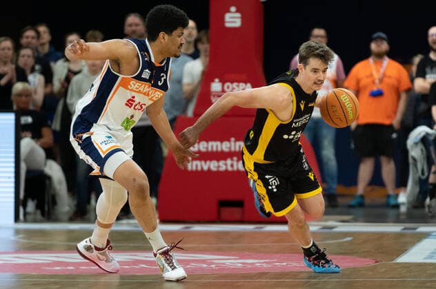Basketball, 2. BL, Playoff, Final 1, Rostock Seawolves - Tigers Tübingen