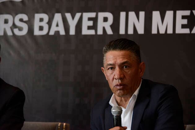 Bayer Leverkusen V. Club Toluca Football Match press conference, PK, Pressekonferenz MEXICO CITY, MEXICO - MAY 16, 2022: Ignacio Ambriz, coach of Club Toluca F.C speaks during Bayer Leverkusen V. Club Toluca F.C football match press conference as part of Mexico Tour 22 at St Regis Hotel. On May 16, 2022 in Mexico City, Mexico. (Photo by Carlos Tischler Eyepix Group) Copyright: xCarlosxTischlerx xEyepixxGroupx EYEPIX_CT_16052022_65500