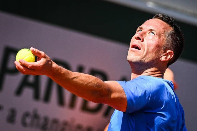 May 17, 2022, Paris, France, France: Philipp KOHLSCHREIBER of Germany during the Qualifying Day two of Roland-Garros 2022, French Open 2022, Grand Slam tennis tournament at the Roland-Garros stadium on May 17, 2022 in Paris, France. Paris France - ZUMAm308 20220517_zsp_m308_001 Copyright: xMatthieuxMirvillex