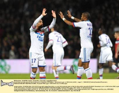 Football, France, Ligue 1, Olympique Lyon - OSC Lille 2:1