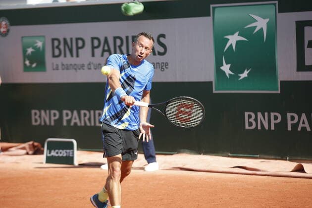 17 05 2022, Tennis, French Open 2022 Roland Garros, FRA, Paris, Roland Garros Picture from left Philipp Kohlschreiber GER Copyright: HMBxMedia AntonioxBorga