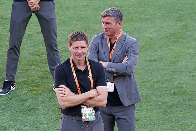 Sport Bilder des Tages Eintracht Francfort‹‹ s Oliver Glasner during training session. May 17,2022. (20220517159)