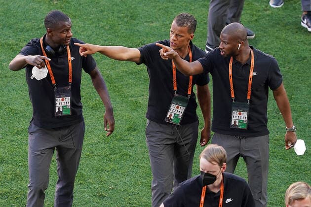Eintracht Francfort‹‹ s players during training session. May 17,2022. (20220517262)